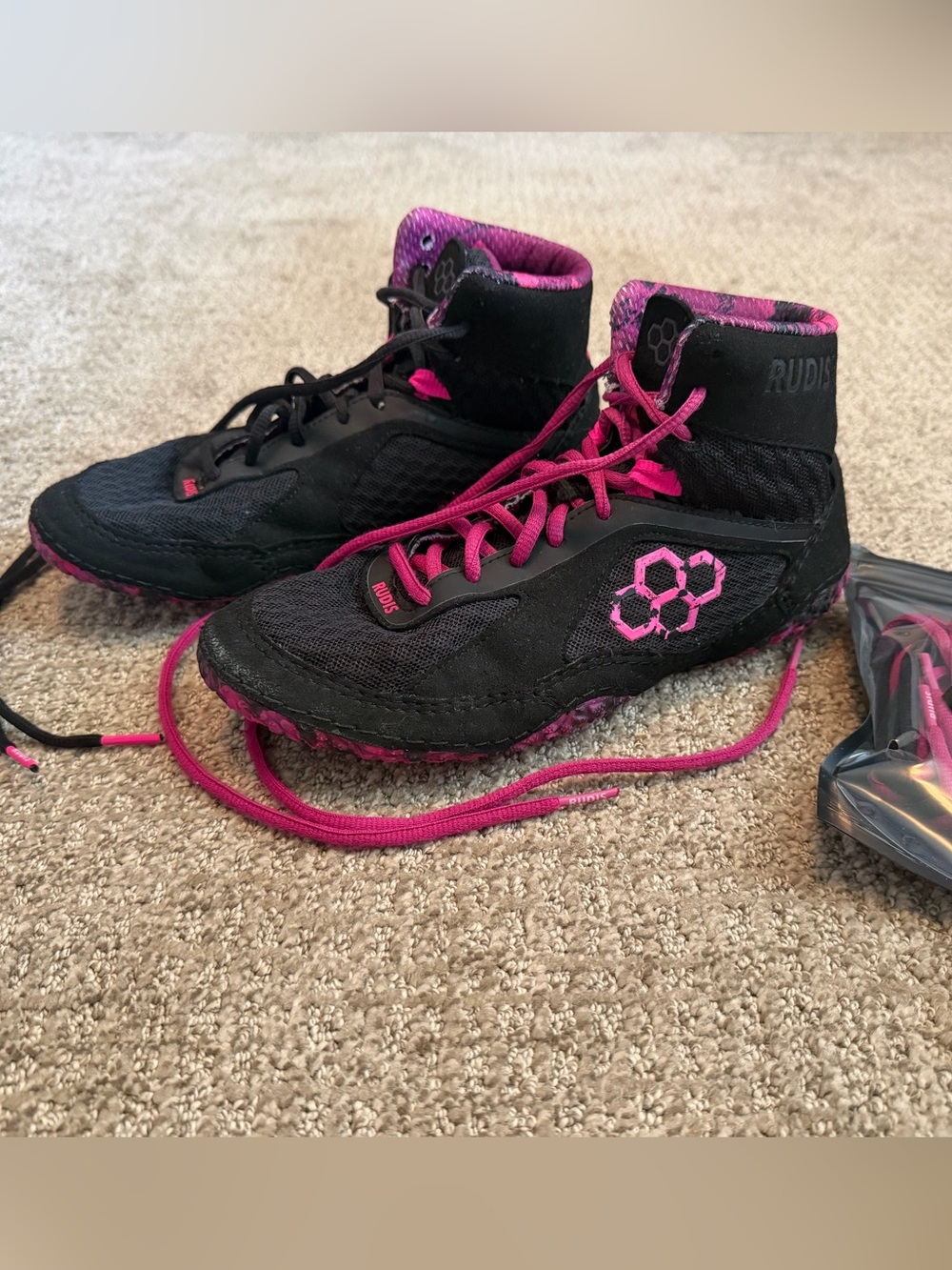 RUDIS Alpha 2.0 Youth Wrestling shoes- Pink Power